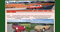 Desktop Screenshot of clausclassics.com